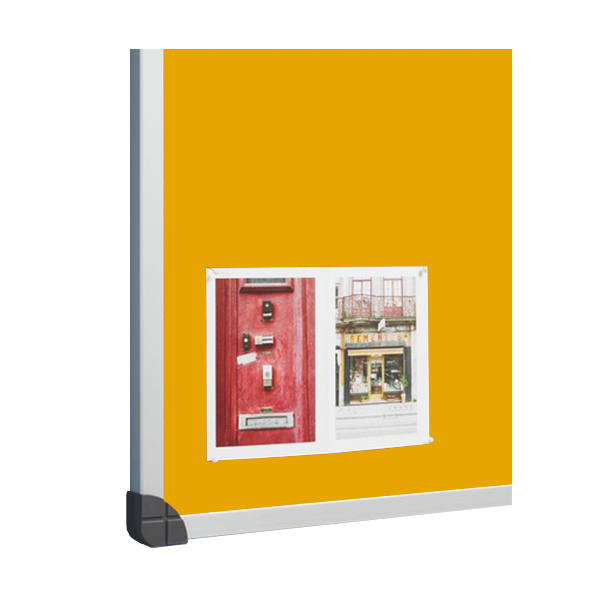 Tablero corcho tapizado 760 100x200 cm Naranja