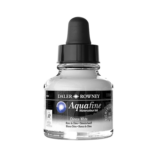 Aquafine tinta Blanco chino. Bote 25,9 ml.