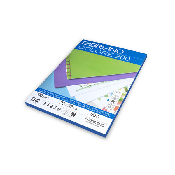 Cartulina tapas 200 g 23x32 FSC Azul Marino. Pack 50 h.