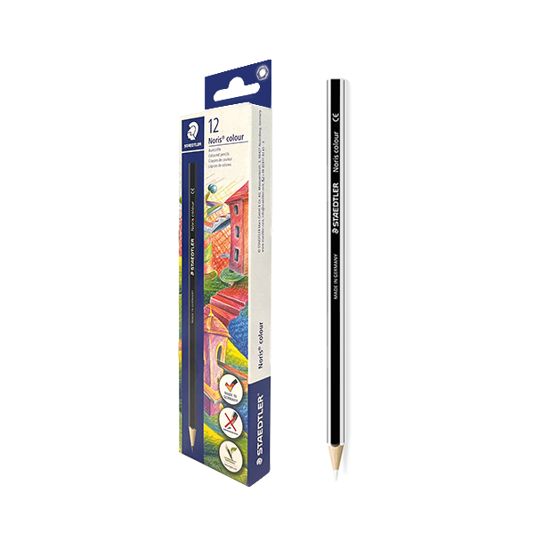 Caja 12 lápiz Staedtler 185 blanco