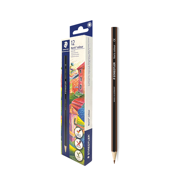 Caja 12 lápiz Staedtler 185 Marrón claro