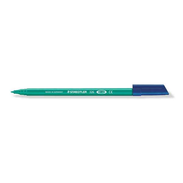 Rotulador Staedtler 326. Verde osc. Caja 10