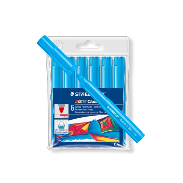 Rotulador Staedtler Noris-340 Azul claro. Estuche 6