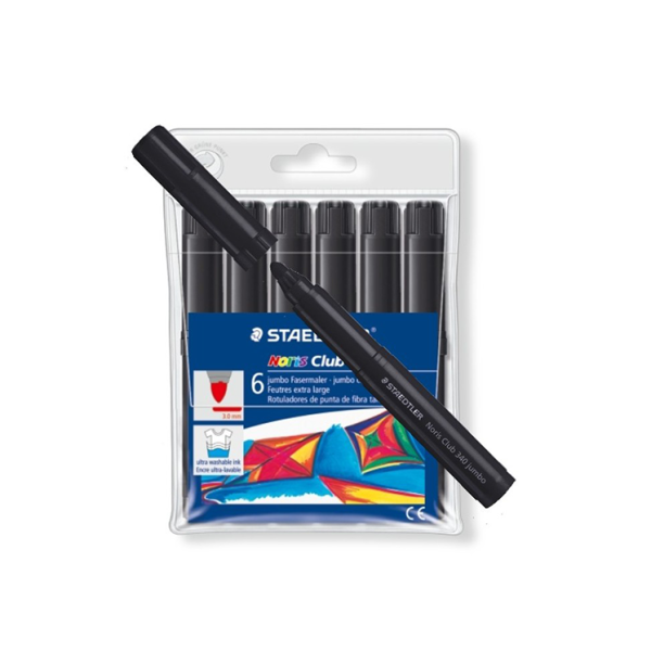 Rotulador Staedtler Noris-340 Negro. Estuche 6