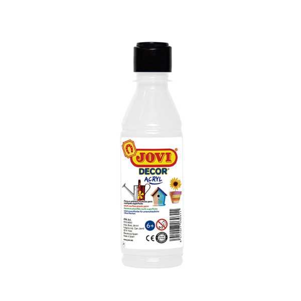 Pintura multiuso Jovidecor 250 ml. Amarilla