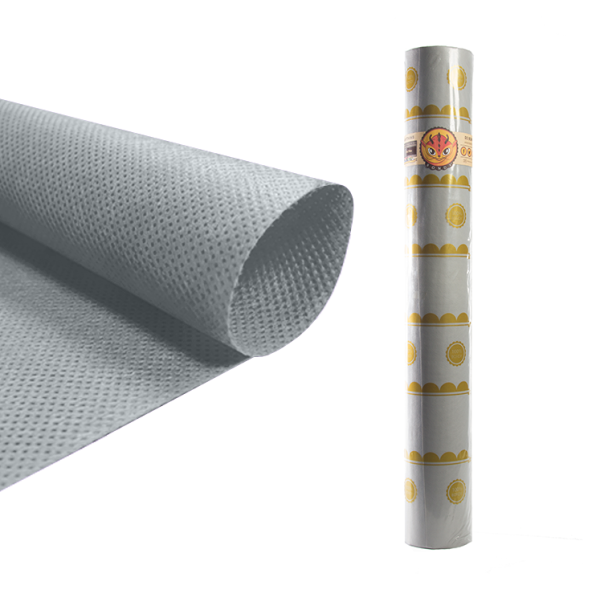 Rollo tela bondy Gris Plata 80 cm. x 25 m.