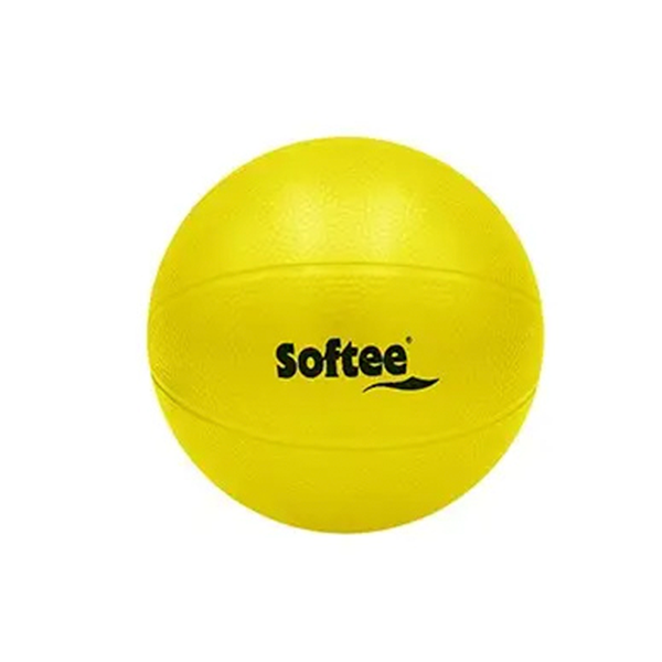 Balón medicinal 1,5 kg PVC rugoso agua Amarillo