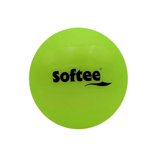 Pelota polivalente lisa Flexi 18 cm. Verde