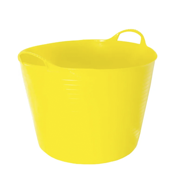 Capazo grande Gorilla Tub 38L Ø45 cm amarillo