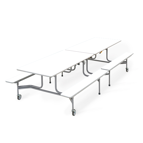 Mesa TTX13 305x75 cm alt. 66 cm Blanco