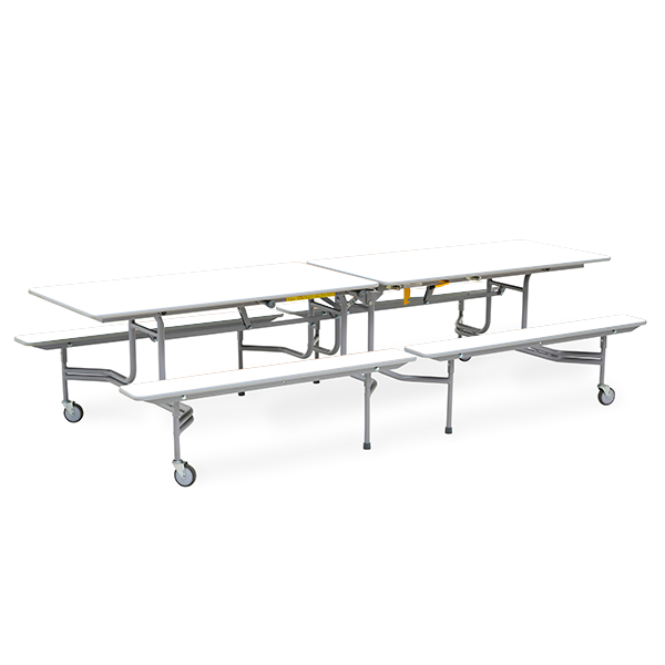 Mesa TTX13 305x75 cm alt. 66 cm Blanco
