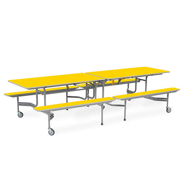 Mesa TTX13 305x75 cm alt. 66 cm Amarillo