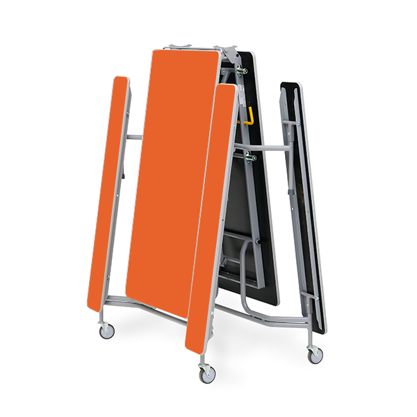 Mesa TTX13 305x75 cm alt. 66 cm Naranja
