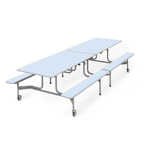 Mesa TTX13 305x75 cm alt. 66 cm Azul claro