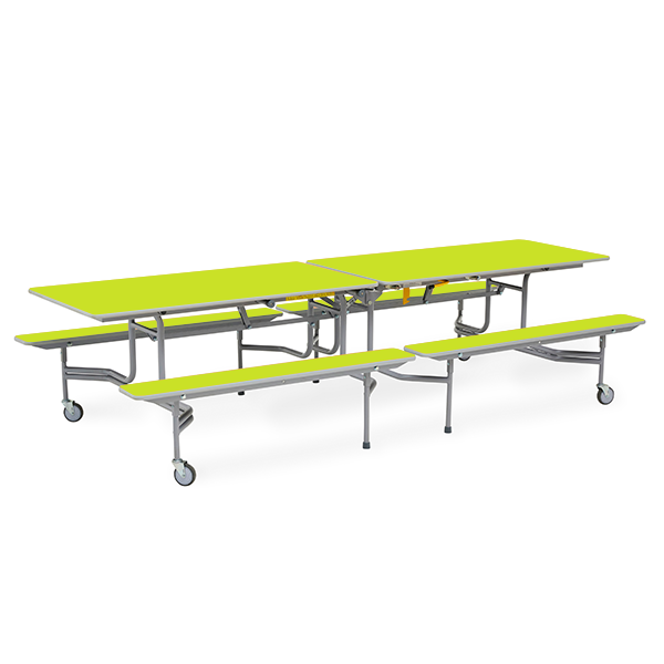 Mesa TTX13 305x75 cm. alt. 74 cm. Verde claro