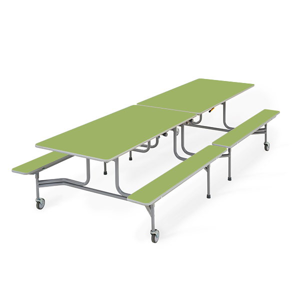 Mesa TTX13 305x75 cm. alt. 68 cm. Verde osc.